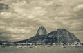 Sugarloaf mountain PÃÂ£o de AÃÂ§ucar panorama Rio de Janeiro Brazil Royalty Free Stock Photo