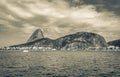 Sugarloaf mountain PÃÂ£o de AÃÂ§ucar panorama Rio de Janeiro Brazil Royalty Free Stock Photo