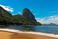 Sugarloaf Mountain view from the Beach Royalty Free Stock Photo