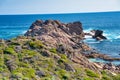 Sugarloaf Rock in Cape Naturaliste, Western Australia Royalty Free Stock Photo