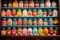 Sugary Store vintage candies. Generate Ai Royalty Free Stock Photo