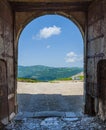 Suggestive panoramic view of the southern Apennines Royalty Free Stock Photo