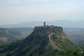 A picturesque view of the village of Civita Castellana the dying village