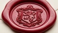 Suggests an element of formality or tradition, often used for sealing importa Royalty Free Stock Photo