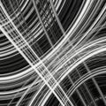 Suggests motion and complexity reminiscent of light trails or woven Royalty Free Stock Photo