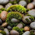 Suggests a natural microenvironment epitomizing a serene earth Royalty Free Stock Photo