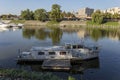 Sugovica riverbank in Baja, Hungary Royalty Free Stock Photo