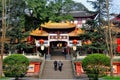 Sui Ning, China: Guang De Si Buddhist Temple Royalty Free Stock Photo