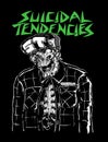 Suicidal Tendencies band vector logo design.