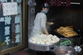 Street food in China and cooking it