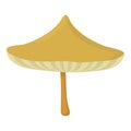 Suillus bovinus icon, cartoon style