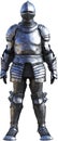 Suit, Armor, Medieval Knight, Isolated