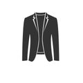 Suit icon isolated on white background. Vector illustration. symbol. wedding Royalty Free Stock Photo