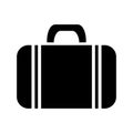 Suit case icon or logo isolated sign symbol vector illustration