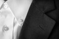 Suit Coat Business Lapel Button Hole Royalty Free Stock Photo