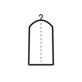 Suit garment bag icon