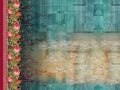 Suit kurti digital design motif illustrator color flower wallpaper