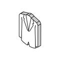 suit male formal clothing isometric icon vector illustration Royalty Free Stock Photo