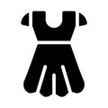 Suit glyph flat vector icon Royalty Free Stock Photo