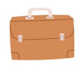 Suitcase for clothes flat icon Royalty Free Stock Photo