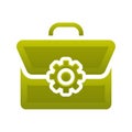 Suitcase gear logo gradient design template icon element Royalty Free Stock Photo