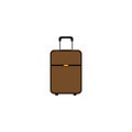 suitcase icon logo vector