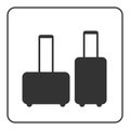 Suitcase icons baggage