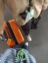 Suitcase shoes ootd shirt travel train backpack phone