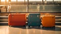 Suitcase an travel empty suitcase airport voyage lifestyle modern journey bag international