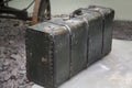 Suitcase from the war, Germany. Military equipment Royalty Free Stock Photo