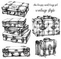 Suitcases and bags