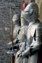 Suits of armour Royalty Free Stock Photo