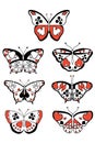 Suits butterflies