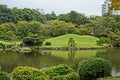 Suizenji Garden in Kumamoto Royalty Free Stock Photo