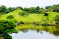 Suizenji Garden in Kumamoto Royalty Free Stock Photo