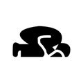 Sujud Posture icon. Trendy Sujud Posture logo concept on white b