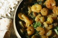 Sukhi Kolmi - A maharashtrian prawn dish Royalty Free Stock Photo