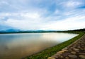 Sukhna lake in Chandigarh India