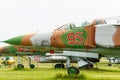 The Sukhoi Su-24 Fencer supersonic, all-weather attack aircraft in Belarusian Aviation Museum