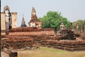 Sukhothai Historical Park in Thailand Royalty Free Stock Photo
