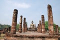 Sukhothai Historical Park in Thailand Royalty Free Stock Photo