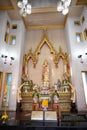 Sukhothai, Thailand - December 10, 2020 : Phra Mae Ya Shrine in Sukhothai City, Thailand