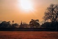 Sukhothai Historical Park covers the ruins of Sukhothai, literally `dawn of happiness`,