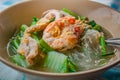 Suki in broth Mixed seafood with vermicelli and vegetables Royalty Free Stock Photo