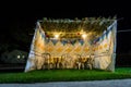 Sukkah - symbolic temporary hut for celebration of Jewish Holiday Sukkot