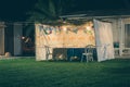 Sukkah - symbolic temporary hut for celebration of Jewish Holiday Sukkot