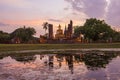 Sukothai historical park Royalty Free Stock Photo