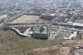 The Sulaiman-Too mosque in Osh city, Kyrgyzstan, view from the Sulaiman-Too Mountain Royalty Free Stock Photo