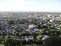 Sulaiman-Too Mountain. View of the city of Osh Royalty Free Stock Photo