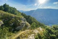 Sulak Canyon. Beautiful view of the mountains and the river on a sunny summer day. Dagestan Royalty Free Stock Photo